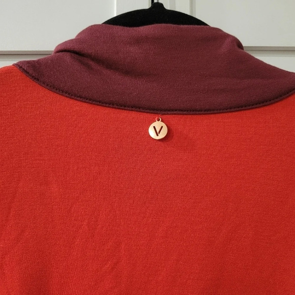 LIVI CozySoft Half-Zip Colorblock Cropped Pullover In Adrenaline Rush Size 22/24 - Picture 6 of 9